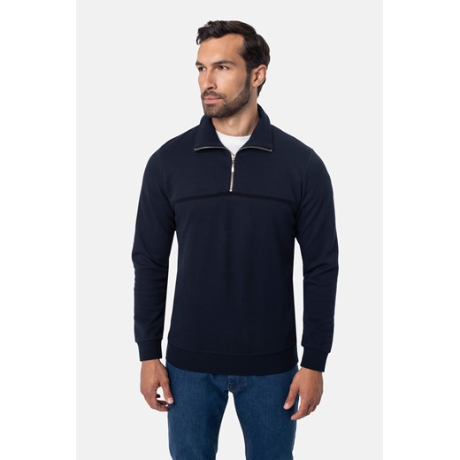 BLUZA LEAGUE TROYER/TYPU TROYER GRANAT ze sklepu Recman w kategorii Bluzy męskie - zdjęcie 177534700