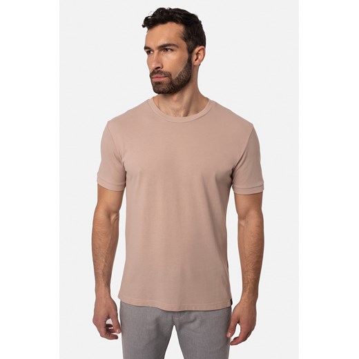 T SHIRT MORGO BEŻ ze sklepu Recman w kategorii T-shirty męskie - zdjęcie 177534891