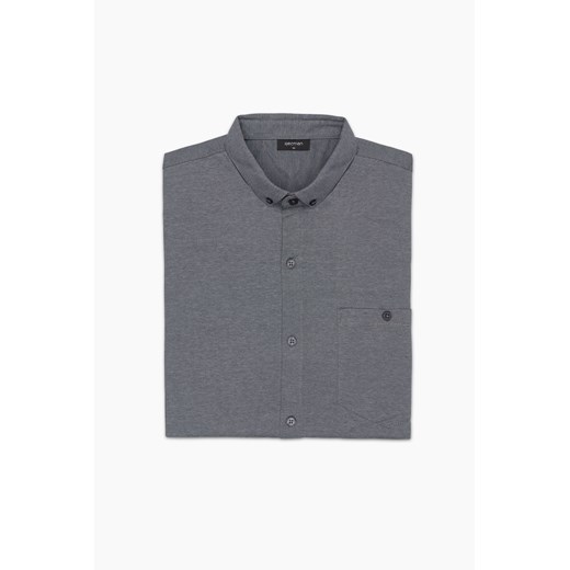 KOSZULA FORMENTO 3226 DŁUGI RĘKAW SLIM FIT GRANATOWA ze sklepu Recman w kategorii Koszule męskie - zdjęcie 177534932