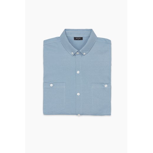 KOSZULA FORMENTO 3227 DŁUGI RĘKAW SLIM FIT BŁĘKITNA ze sklepu Recman w kategorii Koszule męskie - zdjęcie 177534934