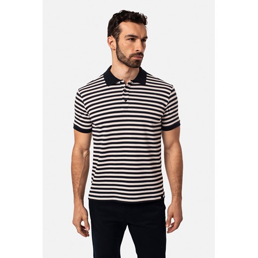 KOSZULKA POLO PERUGIA GRANATOWA ze sklepu Recman w kategorii T-shirty męskie - zdjęcie 177535011