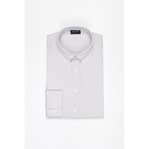 KOSZULA FORMENTO 3223D DŁUGI RĘKAW SLIM FIT BEŻOWA ze sklepu Recman w kategorii Koszule męskie - zdjęcie 177535034