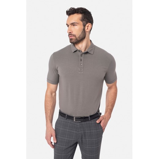 KOSZULKA POLO LIERMO ZIELEŃ ze sklepu Recman w kategorii T-shirty męskie - zdjęcie 177535061