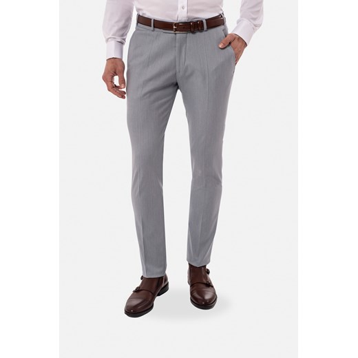 SPODNIE CLASSIC GRISOLIA 318 NIEBIESKIE ze sklepu Recman w kategorii Spodnie męskie - zdjęcie 177535344