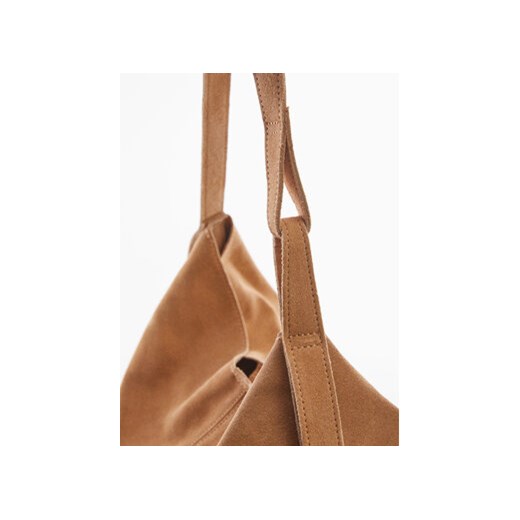 Mango Torebka Loto 47064024 Beżowy Mango one size MODIVO