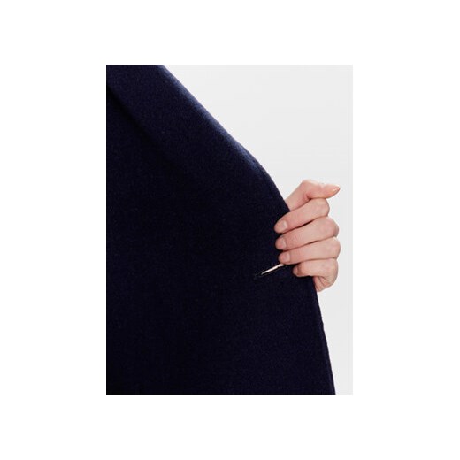 Weekend Max Mara Płaszcz wełniany Selz 23501103 Granatowy Regular Fit 48 MODIVO