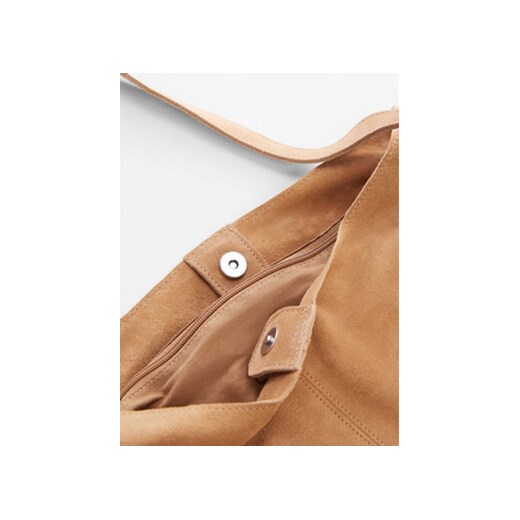 Mango Torebka Loto 47064024 Beżowy Mango one size MODIVO