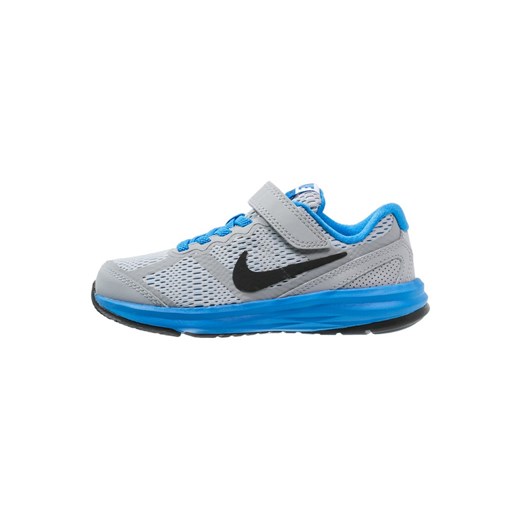 Nike Performance FUSION RUN 3 Obuwie do biegania Amortyzacja wolf grey/black/white/photo blue zalando niebieski do biegania