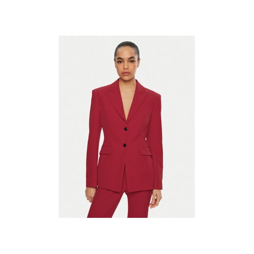 HUGO Marynarka Asmalla-1 50533901 Czerwony Slim Fit ze sklepu MODIVO w kategorii Marynarki damskie - zdjęcie 177540612