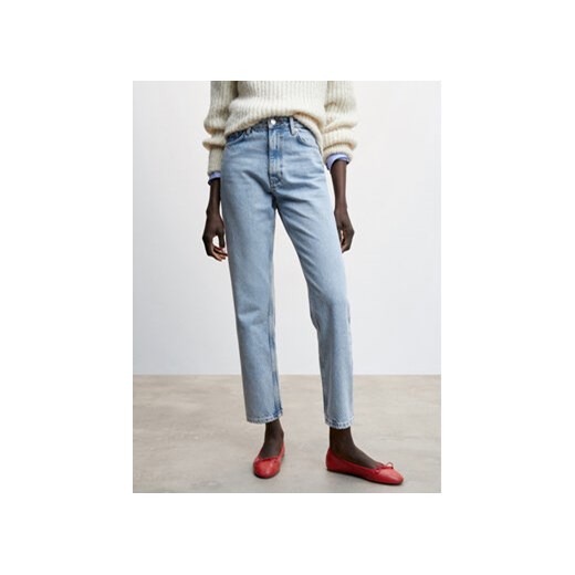 Mango Jeansy Mom2000 47011308 Niebieski Mom Fit Mango 38 MODIVO