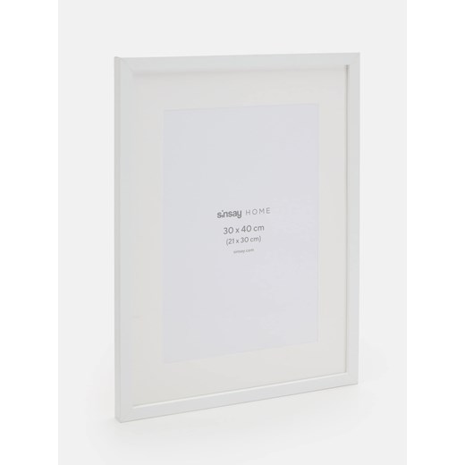 Sinsay - Biała ramka na zdjęcia - biały Sinsay One Size Sinsay