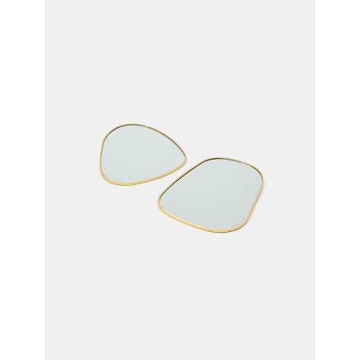 Sinsay - Lustro w złotej ramie 2 pack - złoty Sinsay One Size Sinsay