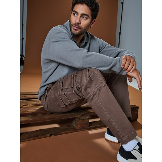 Sinsay - Spodnie - brązowy Sinsay 32 Sinsay