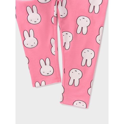 Sinsay - Legginsy Miffy - różowy Sinsay 74 Sinsay