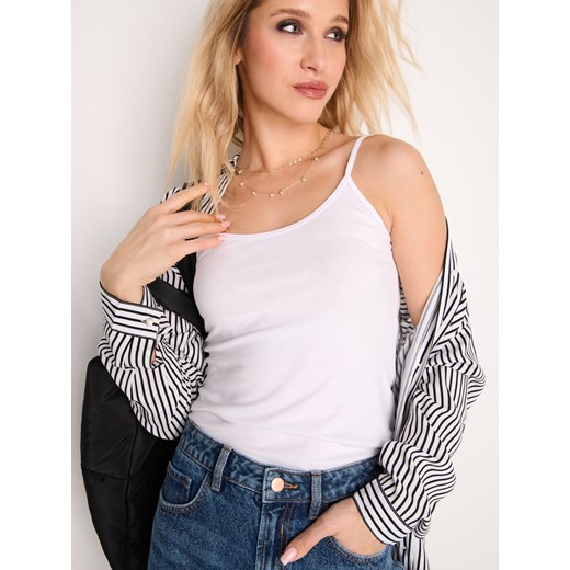 Sinsay - Top - biały Sinsay XL Sinsay