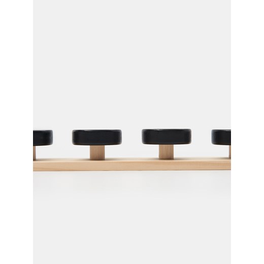 Sinsay - Wieszak ścienny z czarnymi haczykami - czarny Sinsay One Size Sinsay