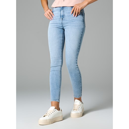 Sinsay - Jeansy skinny - niebieski Sinsay 40 Sinsay