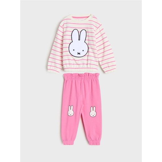 Sinsay - Komplet dzianinowy Miffy - kremowy ze sklepu Sinsay w kategorii Komplety niemowlęce - zdjęcie 177555333
