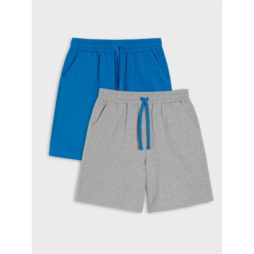 Sinsay - Szorty 2 pack - beżowy ze sklepu Sinsay w kategorii Spodenki chłopięce - zdjęcie 177555562