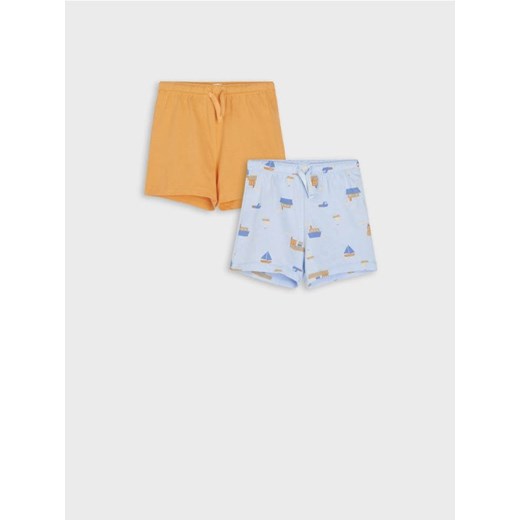Sinsay - Szorty 2 pack - błękitny ze sklepu Sinsay w kategorii Spodenki niemowlęce - zdjęcie 177555872