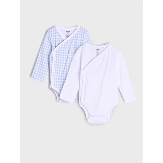 Sinsay - Body 2 pack - biały ze sklepu Sinsay w kategorii Body niemowlęce - zdjęcie 177556713