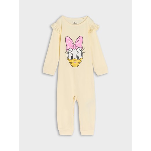 Sinsay - Bawełniany pajacyk 2 pack Disney - kremowy Sinsay 74 Sinsay