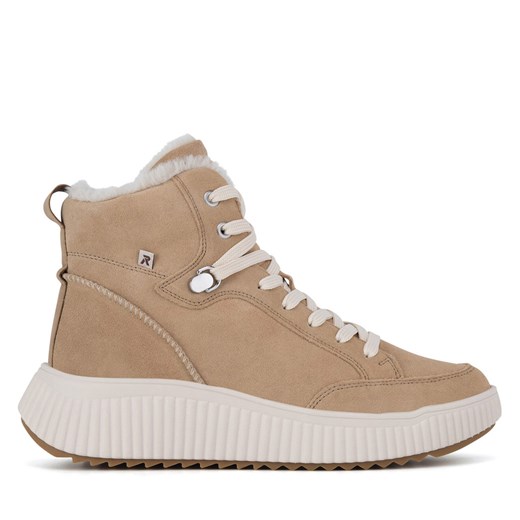 Botki Rieker Revolution Lifestyle W1771-62 Beżowy Rieker Revolution Lifestyle 40 eobuwie.pl
