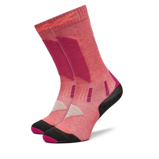 Skarpety narciarskie X-Socks Ski Discover WYDDW24J Różowy ze sklepu eobuwie.pl w kategorii Skarpetki dziecięce - zdjęcie 177560041