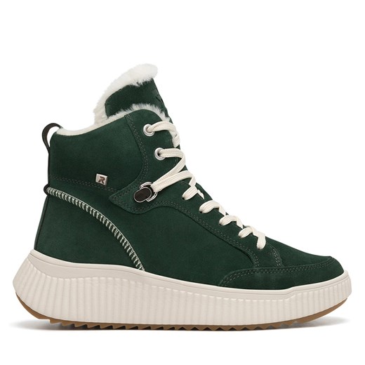 Botki Rieker Revolution Lifestyle W1771-54 Zielony Rieker Revolution Lifestyle 37 eobuwie.pl