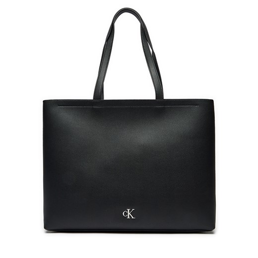 Torebka Calvin Klein Jeans Minimal Monogram K60K612714 Czarny one size eobuwie.pl