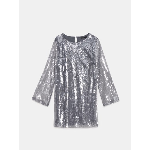 Mohito - Błyszcząca sukienka mini - szary Mohito 38 Mohito