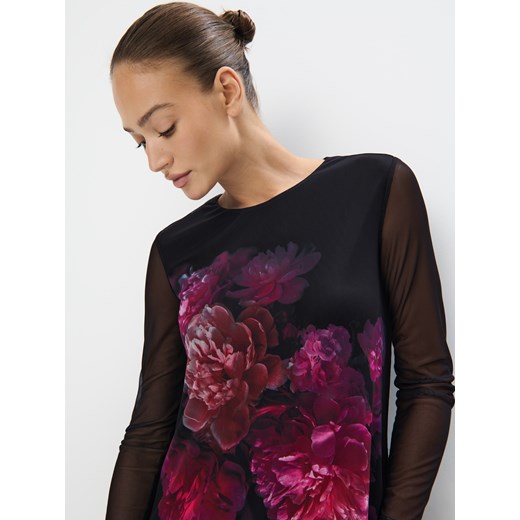 Mohito - Sukienka mini o kroju litery A - czarny Mohito XXS Mohito