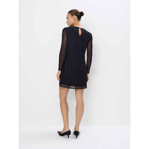 Mohito - Sukienka mini o kroju litery A - czarny Mohito XXS Mohito