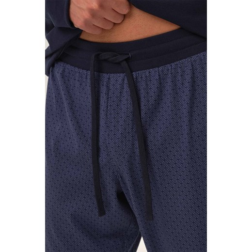 Henderson bawełniana piżama męska Hunt 41920-59X, Kolor granatowy, Rozmiar 2XL, Henderson M Primodo