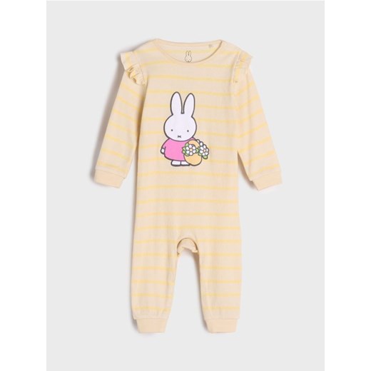 Sinsay - Pajacyk Miffy - kremowy ze sklepu Sinsay w kategorii Pajacyki - zdjęcie 177567934