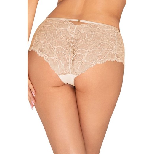Koronkowe figi damskie beżowe N100, Kolor beżowy, Rozmiar L, Ewana ze sklepu Intymna w kategorii Majtki damskie - zdjęcie 177568284