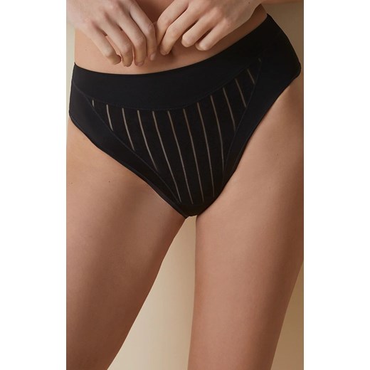 Figi damskie czarne Mariluz, Kolor czarny, Rozmiar M, Selene ze sklepu Intymna w kategorii Majtki damskie - zdjęcie 177568520