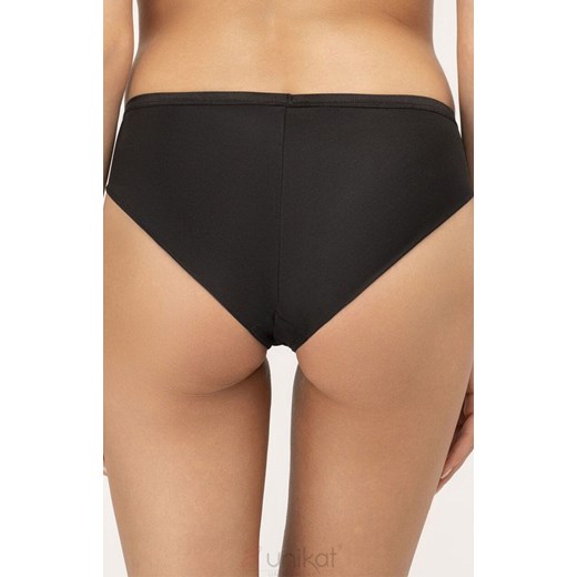 Figi damskie Saskia, Kolor czarno-beżowy, Rozmiar S, Unikat ze sklepu Intymna w kategorii Majtki damskie - zdjęcie 177568574