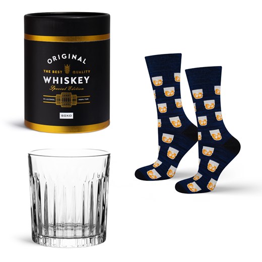 Skarpetki męskie SOXO Whiskey w szklance ze sklepu Sklep SOXO w kategorii Skarpetki męskie - zdjęcie 177568602