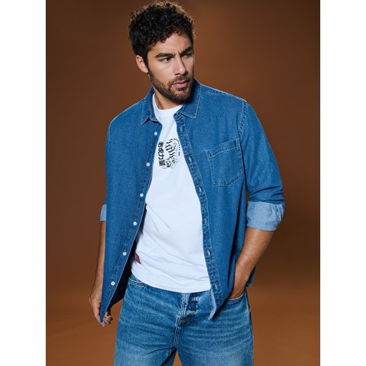 Sinsay - Koszulka - biały Sinsay S Sinsay