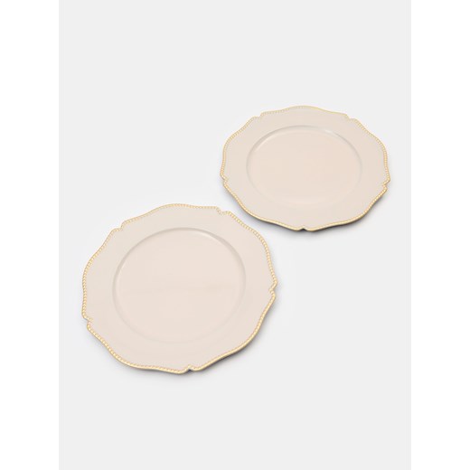 Sinsay - Taca dekoracyjna 2 pack - kremowy Sinsay One Size Sinsay