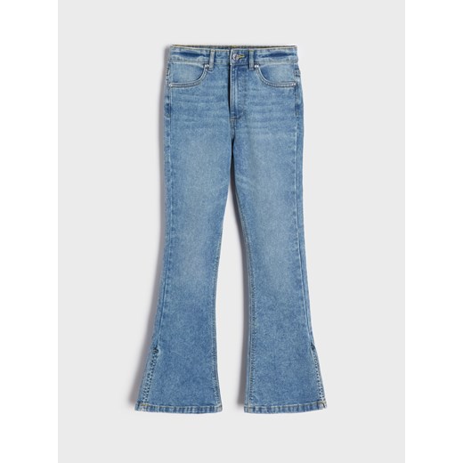 Sinsay - Jeansy flare - niebieski Sinsay 146 Sinsay
