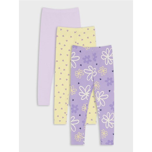 Sinsay - Legginsy 3 pack - wielobarwny ze sklepu Sinsay w kategorii Spodnie i półśpiochy - zdjęcie 177571100