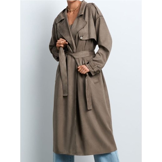 Sinsay - Trencz - brązowy ze sklepu Sinsay w kategorii Płaszcze damskie - zdjęcie 177571364