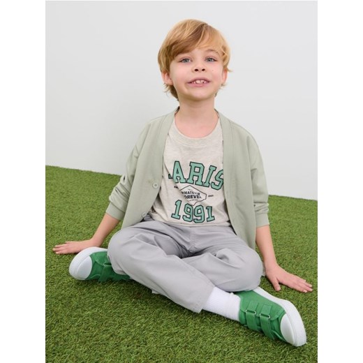 Sinsay - Bluza zapinana na guziki - zielony - id: WI974-81X - marki Sinsay - 177571511 Sinsay - Bluza zapinana na guziki - zielony ze sklepu Sinsay w kategorii Bluzy chłopięce - zdjęcie 177571511