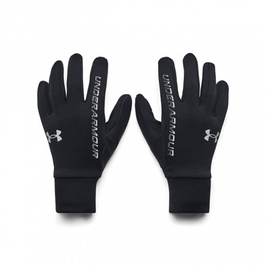 Chłopięce rękawiczki treningowe Under Armour UA Storm Printed Liner - czarne ze sklepu Sportstylestory.com w kategorii Rękawiczki dziecięce - zdjęcie 177575491