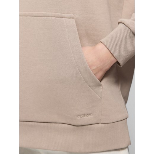 Damska bluza nierozpinana z kapturem Outhorn OTHWSS24TSWSF1641 - beżowa Outhorn XS/S Sportstylestory.com okazyjna cena
