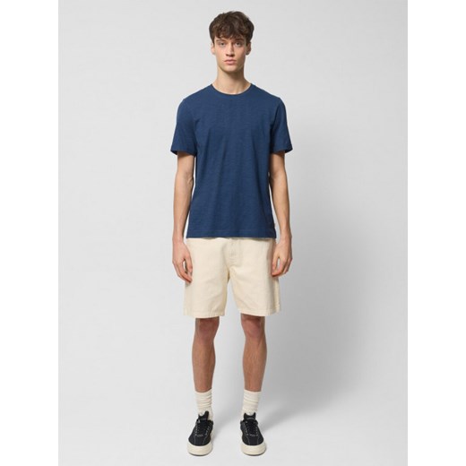 Męskie spodenki jeansowe Outhorn OTHWSS24TSHOM404 - beżowe Outhorn XL okazja Sportstylestory.com