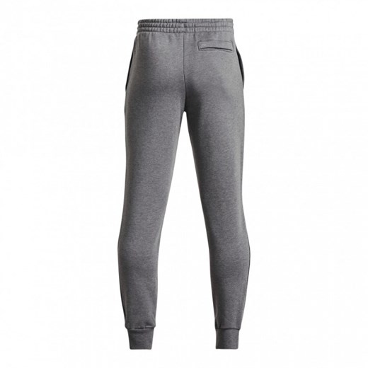 Chłopięce spodnie dresowe Under Armour UA Rival Fleece Joggers - szare ze sklepu Sportstylestory.com w kategorii Spodnie męskie - zdjęcie 177577281
