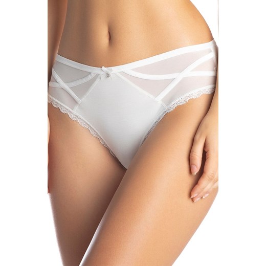 2-pack figi damskie L-1273BI, Kolor ecru-czarny, Rozmiar L, LAMA ze sklepu Intymna w kategorii Majtki damskie - zdjęcie 177577543